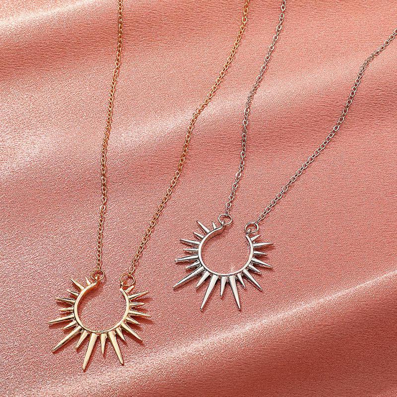 Sunflower Pendant Necklace