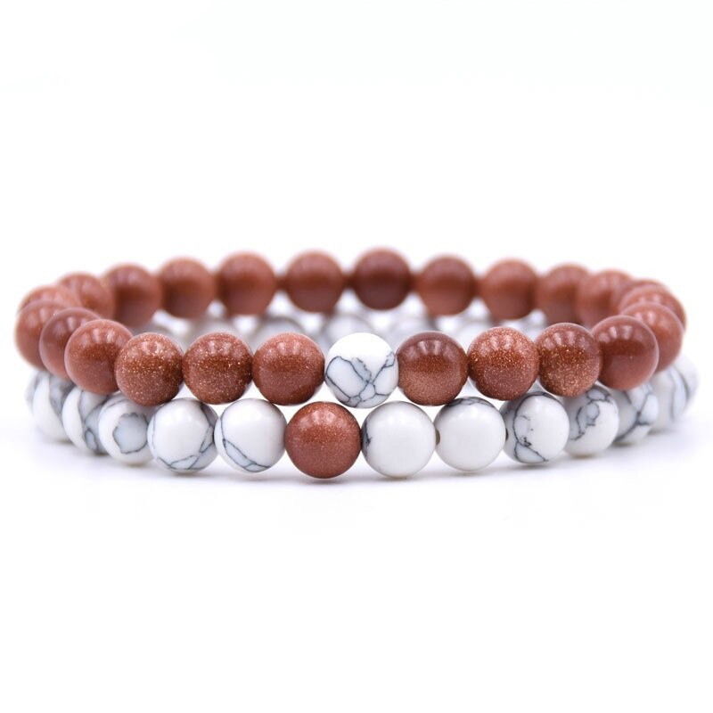 Natural Square Stone Bracelet