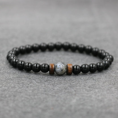 Lava Stone Bracelet Labradorite Moonstone Beads Chakra