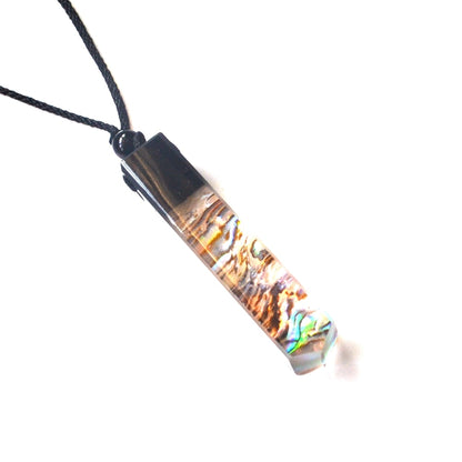 Wood Resin Necklace Pendant