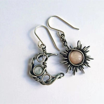 Bohemian Sun and Moon Earrings